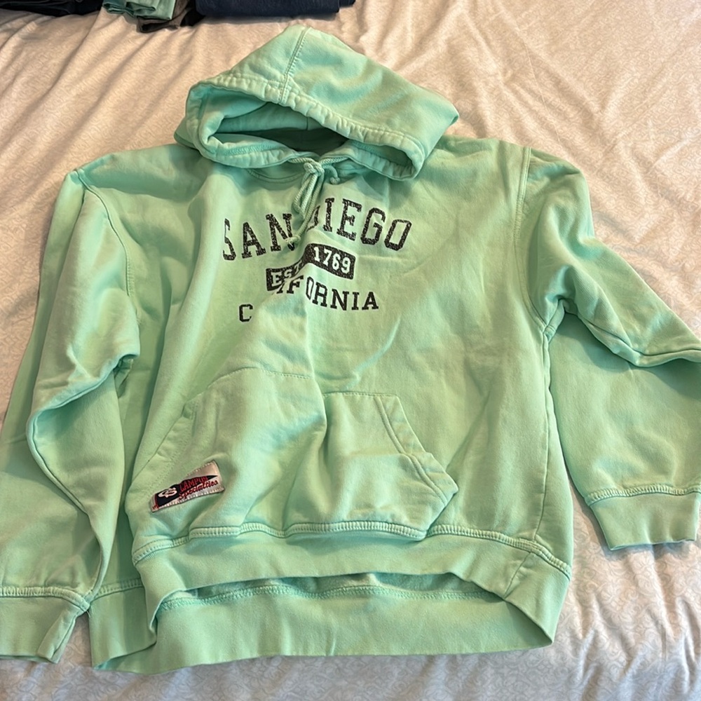 Green San Diego California Hoodie